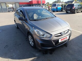 2012 Hyundai Solaris I, чёрный, 670000 рублей, вид 2