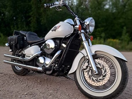 1996 Kawasaki VN400 Vulcan, белый, 280000 рублей, вид 2