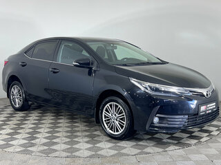 2018 Toyota Corolla XI (E160, E170, E180) Рестайлинг 1, чёрный, 1595000 рублей, вид 3