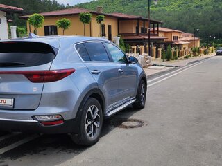 2020 Kia Sportage IV Рестайлинг, серый, 2300000 рублей, вид 4