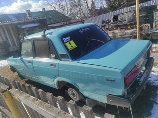 2001 Lada (ВАЗ) 2107, голубой, 200000 рублей, вид 5
