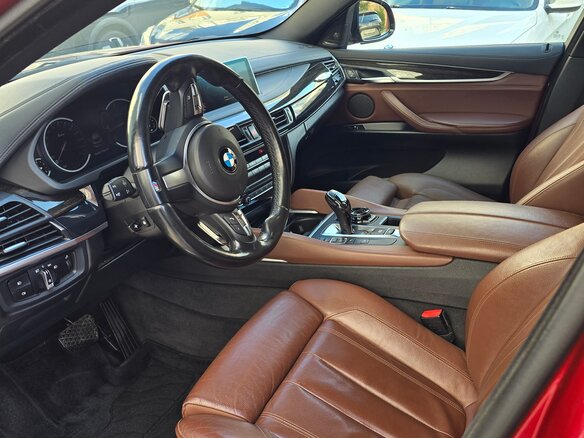 2014 BMW X6 30d II (F16), красный - вид 4