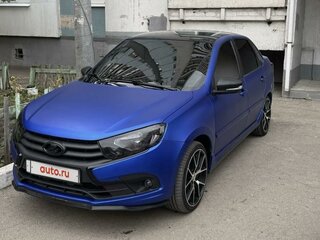 2021 Lada (ВАЗ) Granta I Рестайлинг, синий, 970000 рублей, вид 1