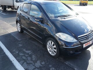 2007 Mercedes-Benz A-Класс 150 II (W169), чёрный, 680000 рублей, вид 1