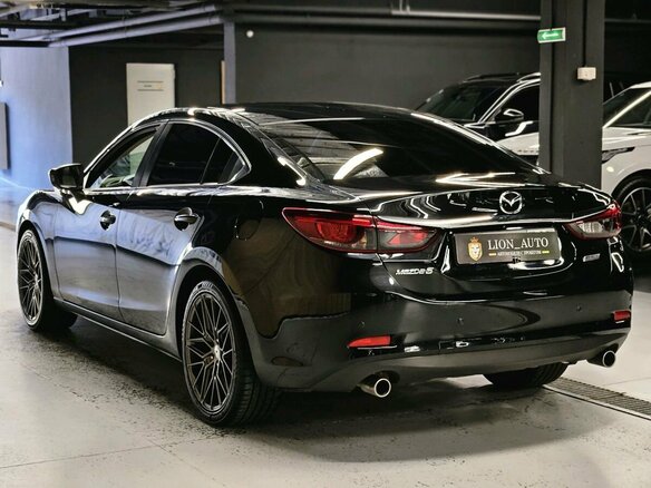 2016 Mazda 6 III (GJ) Рестайлинг, чёрный - вид 4