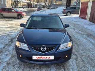 2002 Mazda 6 I (GG), синий, 420000 рублей, вид 1