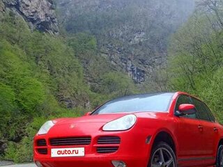 2006 Porsche Cayenne S I (955), красный, 950000 рублей, вид 3