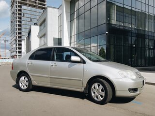 2005 Toyota Corolla IX (E120, E130) Рестайлинг, серебристый, 620000 рублей, вид 3