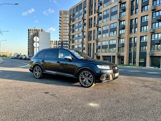2018 Audi SQ7 I (4M), синий, 6600000 рублей, вид 3