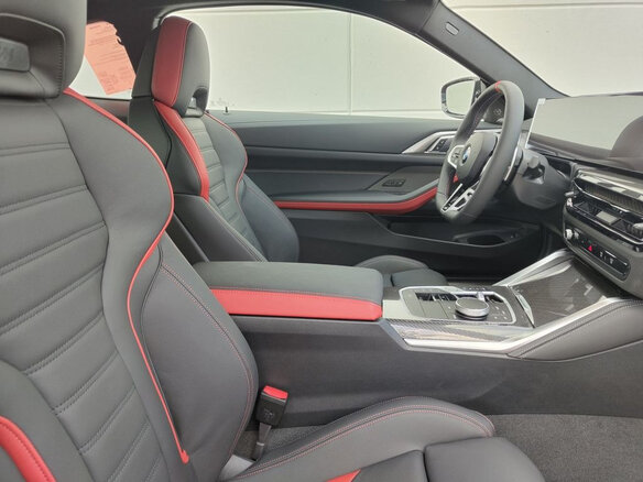 2025 BMW 4 серии M440i xDrive G22, G23, G26 Рестайлинг, красный - вид 7