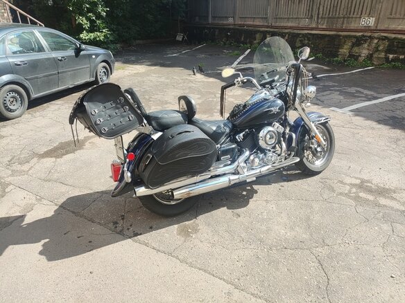 2005 Yamaha XVS650 Drag Star, синий, 420000 рублей - вид 3