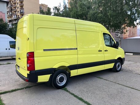 2017 Volkswagen Crafter, жёлтый, 2220000 рублей, вид 4
