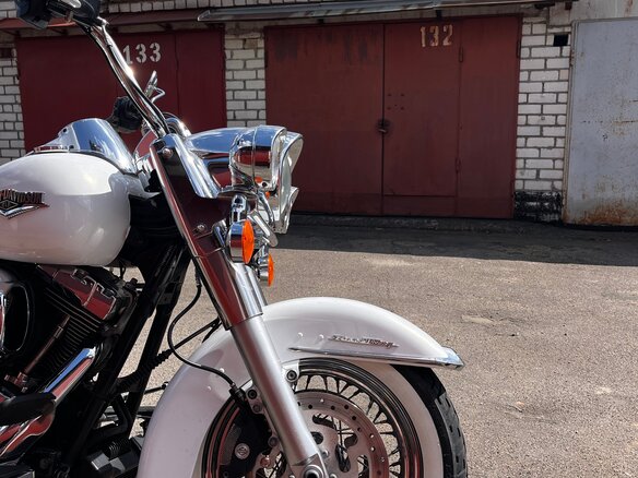 2015 Harley-Davidson Road King, белый, 960000 рублей - вид 11