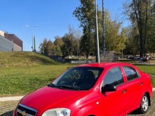 2008 Chevrolet Aveo I Рестайлинг, красный, 599000 рублей, вид 1