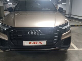 2019 Audi Q8 55 TFSI I (4M), бежевый, 5590000 рублей, вид 3