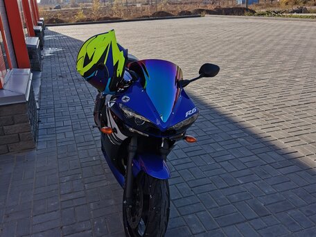 2003 Yamaha YZF-R6, синий, 500000 рублей, вид 2