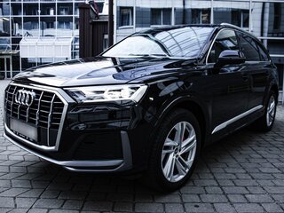 2021 Audi Q7 45 TFSI II (4M) Рестайлинг, чёрный, 3799000 рублей, вид 2
