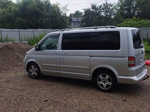 2007 Volkswagen Multivan T5, серебристый, 1700000 рублей - вид 12