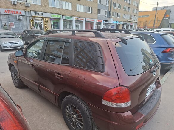 2008 Hyundai Santa Fe Classic Classic, красный, 600000 рублей - вид 2