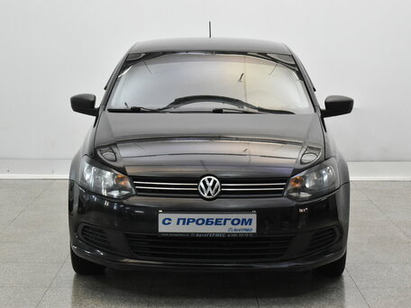 2014 Volkswagen Polo V, чёрный, 535000 рублей, вид 2