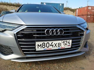 2019 Audi A6 45 TDI V (C8), серебристый, 5300000 рублей, вид 1