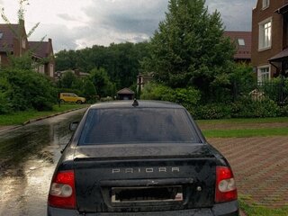 2007 Lada (ВАЗ) Priora I, чёрный, 170000 рублей, вид 3