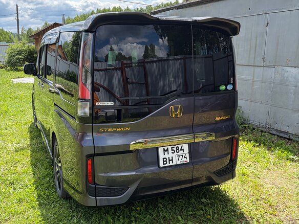 2015 Honda Stepwgn V, фиолетовый, 1900000 рублей - вид 4