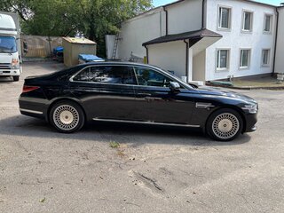 2021 Genesis G90 I Рестайлинг, чёрный, 3450000 рублей, вид 4