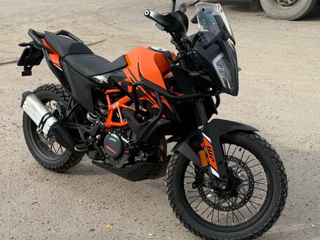 2023 KTM 390 Adventure, оранжевый, 575000 рублей, вид 1