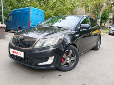 2012 Kia Rio 4-speed III, чёрный, 620000 рублей, вид 2
