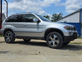 2005 BMW X5 3.0i I (E53) Рестайлинг, серебристый, 1500000 рублей, вид 4