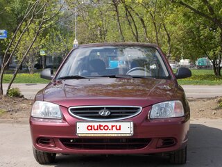 2008 Hyundai Accent ТагАЗ II, красный, 2780000 рублей, вид 1