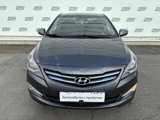 2015 Hyundai Solaris I Рестайлинг, серый, 730000 рублей, вид 2