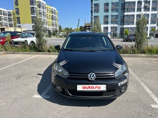 2011 Volkswagen Golf VI, чёрный, 790000 рублей, вид 1