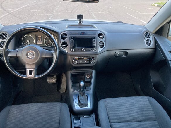 2012 Volkswagen Tiguan I Рестайлинг, белый, 1050000 рублей - вид 14