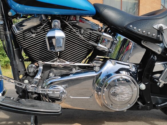 2011 Harley-Davidson Heritage, синий, 1100000 рублей - вид 16