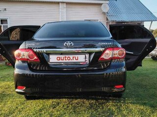 2012 Toyota Corolla X (E140, E150) Рестайлинг, чёрный, 900000 рублей, вид 5