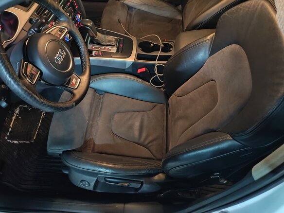 2012 Audi A4 IV (B8) Рестайлинг, белый, 1300000 рублей - вид 14