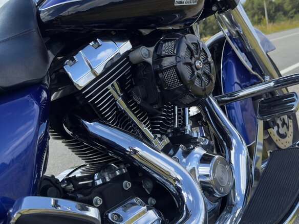 2011 Harley-Davidson Road Glide Limited, синий, 1000000 рублей - вид 9