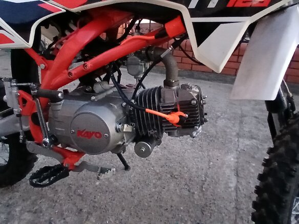 2024 Kayo Basic TT125EM, белый, 70000 рублей - вид 4