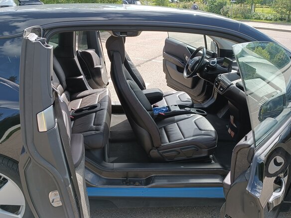 2016 BMW i3 REX 94Ah I (I01), чёрный, 2850000 рублей - вид 16