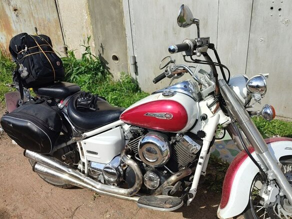 2001 Yamaha XVS400 Drag Star, белый, 350000 рублей - вид 3