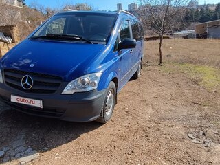 2014 Mercedes-Benz Vito 110 CDI L2 II (W639) Рестайлинг, синий, 2670000 рублей, вид 4