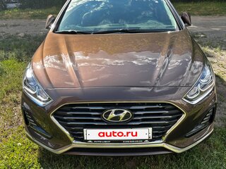 2019 Hyundai Sonata VII (LF) Рестайлинг, коричневый, 2050000 рублей, вид 2