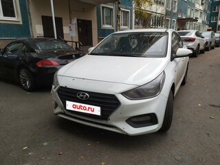 2017 Hyundai Solaris II, белый, 550000 рублей, вид 3