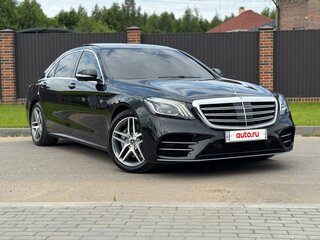 2017 Mercedes-Benz S-Класс 450 Long VI (W222, C217) Рестайлинг, чёрный, 4600000 рублей, вид 3