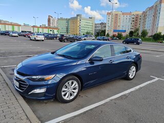 2019 Chevrolet Malibu IX Рестайлинг, синий, 1300000 рублей, вид 1