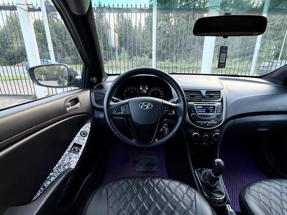 2014 Hyundai Solaris I Рестайлинг, коричневый - вид 10