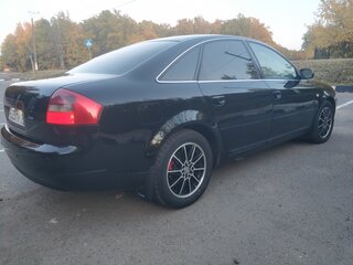 2002 Audi A6 II (C5) Рестайлинг, чёрный, 620000 рублей, вид 3