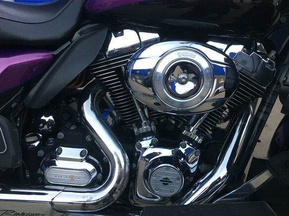 2011 Harley-Davidson Electra Glide, фиолетовый, 1199777 рублей - вид 8